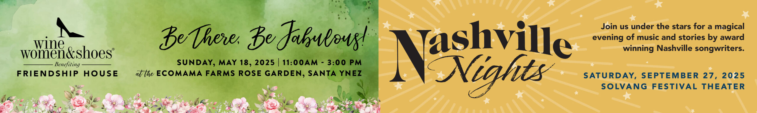 Wine Women & Shoes and Nashville Nights 2025 (link)